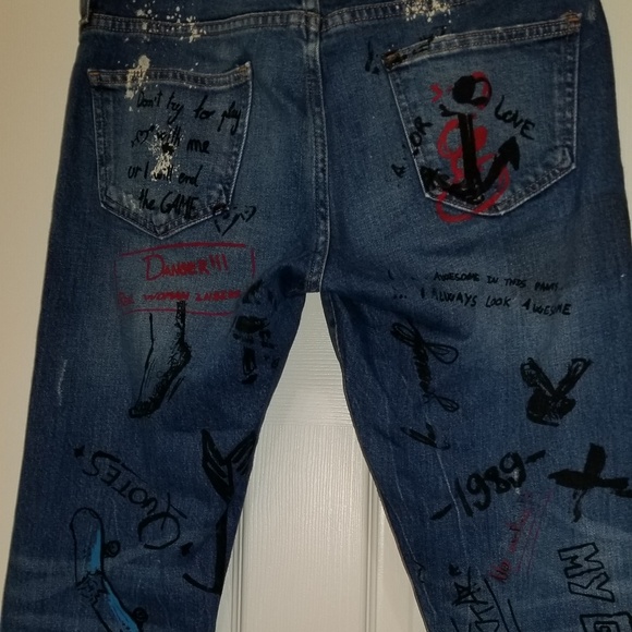 Zara Woman Premium Written Skinny Jeans - Picture 3 of 3